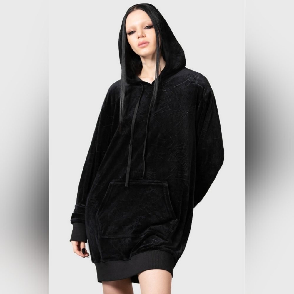 Killstar Webmare Longline Hoodie